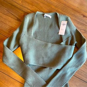 Abercrombie LuxeLoft Wrap Bodysuit- free shipping